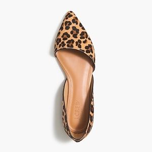 J Crew Factory Zoe Leopard Flats